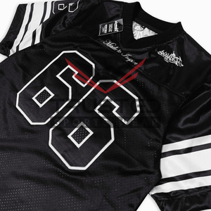 Maillot de football américain personnalisable pour homme 2026 à manches courtes, respirant, antibactérien, streetwear oversize - Product Image 5