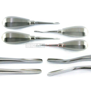 ชุดยกรากฟัน4ชิ้นเครื่องมือทำฟันเครื่องมือถอนฟันหรูหรา PDL เครื่องมือทางการแพทย์ทางทันตกรรม - Product Image 1