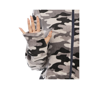 เทอร์รี่ผ้าฝ้ายพิมพ์ลายสำหรับผู้หญิงชุดสูทแฟชั่นสุดฮ็อตใส่ได้ทั้งชายหญิงมีฮู้ดชุดทำงานออกแบบได้ตามต้องการ - Product Image 5