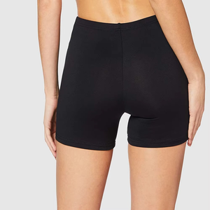 Pantalones cortos de gimnasio de cintura alta para mujer, ropa activa personalizada de buena calidad, pantalones cortos de entrenamiento de secado rápido para mujer, ropa deportiva, Color negro - Product Image 2