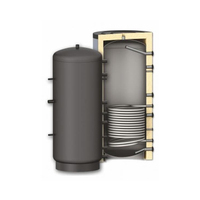 BURNiT Nouveau chauffe-eau vertical à haute efficacité énergétique, production de chaleur élevée, installation facile, revêtement esthétique en PVC, capacité de 300 litres