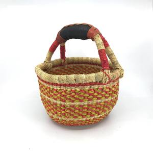 Tissage jonc de mer bolga panier matériel durable paniers en gros herbe de mer stockage maison articles - Product Image 6