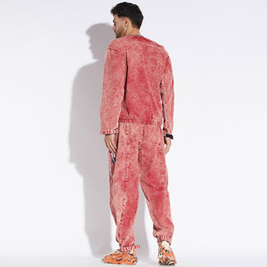 Survêtements en molleton légers personnalisables OEM, taille XL, avec bas de survêtement en coton uni à taille élastique, imprimé logo, pour l'hiver et les activités sportives - Product Image 3