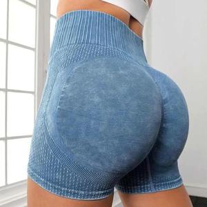กางเกงกีฬาขาสั้นลายจุดสำหรับผู้หญิงกางเกงขาสั้นสำหรับนักปั่นออกกำลังกายกางเกงโยคะฟิตเนสกระชับบั้นท้ายระบายอากาศได้ดีสินค้ามาใหม่ - Product Image 4