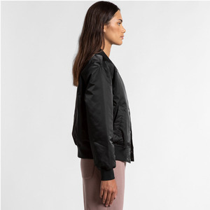 Chaqueta Negra Brillante Original para Mujer TWIIL_SPORTS, Nueva Tendencia, Estilo Casual, Ligera, Brillante, Estilo Urbano, Impermeable - Product Image 4