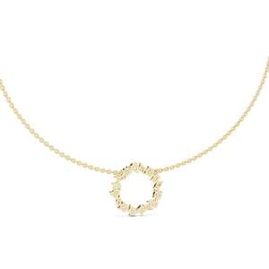 Suministro directo de fábrica Colgante de diamante de latón hecho a medida con cadena chapada en oro de 14K para regalos y ocasiones a precio de fábrica - Product Image 6