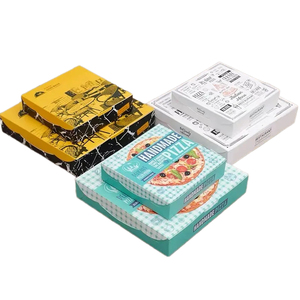 Fabricante barato de cajas de pizza impresas personalizadas en Vietnam para pedidos al por mayor-Material de calidad alimentaria - Product Image 2
