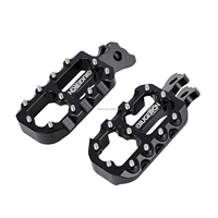 JFG RACING Repose-pieds en alliage d'aluminium pour moto Surron Light Bee, pédale T, logo personnalisé au laser, pièces de rechange pour vélo électrique tout-terrain