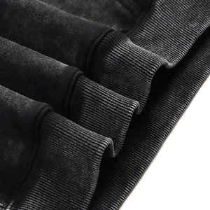 Wholesale Custom Made Heavyweight Wash <b>Hoodie</b> Men's 100% Cotton Streetwear 2025 <b>Oversized</b> Acid Washed <b>Hoodie</b> - Product Image 3