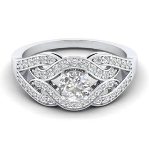 Anillo de Compromiso de Oro Sólido de 14K de Alta Calidad REYES con Moissanita Certificada por GRA para Mujer, Regalo de Aniversario, Joyería Fina - Product Image 5