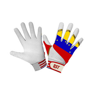 Nouvelles tendances : Gants de frappeur de baseball pour jeunes et adultes, manchette courte, design coloré, respirants, en cuir durable, pour droitier - Product Image 1