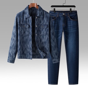 Traje vaquero de hombre de alta calidad para ropa de calle - Product Image 2