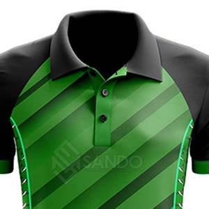 Venta al por mayor 100% algodón de punto Golf para Polos Sublimación de calidad superior Mejor material Contraste de color para camiseta de polo - Product Image 5
