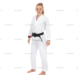 ชุด Bjj สีฟ้ามุกสำหรับผู้หญิง,ไม่มีโลโก้ไม่มีแพทช์ว่างเปล่า Jiu Jitsu Gi สำหรับผู้หญิงชุด Bjj คุณภาพสูงสีฟ้ามุกสาน450 GSM ในราคาโรงงานที่กำหนดเอง - Product Image 2
