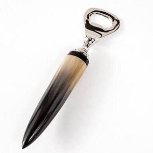 Abridor de Botellas Vintage con Mango de Cuerno de Búfalo, Herramienta de Cocina Única Hecha a Mano, Sacacorchos y Abridores, Regalo de Inauguración de Casa - Product Image 3