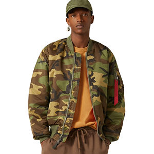 Vestes bomber pour hommes, prix de gros, design et logo personnalisés, couleur unie, légères, best-sellers - Product Image 1