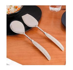 Vente chaude directe ensemble de couverts en bois en acier miroir personnalisé avec du bois massif fait polonais fini couverts en bois fabriqués à la main - Product Image 2