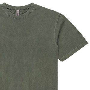 เสื้อยืดผ้าฝ้าย300กรัมแขนสั้นผู้ชายเสื้อคอกลมทรงหลวมระบายอากาศสำหรับผู้ชายผู้หญิงเสื้อยืดรุ่นพื้นฐาน - Product Image 2