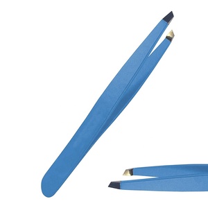 แหนบถอนขนตาคิ้วปลายเอียงทำจากสเตนเลสกันลื่นแบบมืออาชีพแฟชั่นใหม่แพ็คเครื่องมือความงามจำนวนมาก - Product Image 6