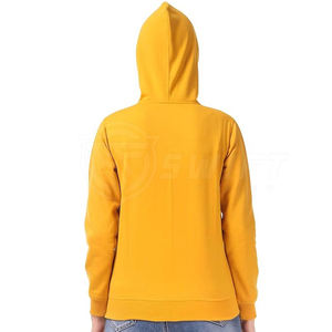 Sudaderas Personalizadas Casuales para Mujer, 100% Algodón, Transpirables, Resistentes al Viento, con Capucha de Color Sólido para Invierno, con Logotipo Frontal - Product Image 6