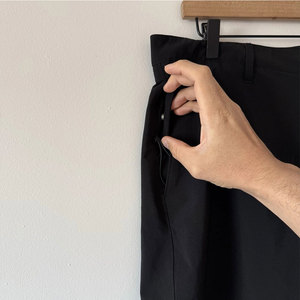 กางเกงขาสั้นผ้าแคนวาสเอวกลางทรงสบายสำหรับผู้ชาย เหมาะสำหรับเล่นกอล์ฟ ใส่ลำลอง ระบายอากาศได้ดี เป็นมิตรกับสิ่งแวดล้อม เหมาะสำหรับใส่เล่นกีฬาในฤดูร้อนและใส่ในชีวิตประจำวัน - Product Image 3