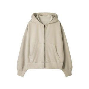 Sudadera con Capucha y Cremallera para Hombre, Diseño Nuevo, Duradera, Cómoda, Ajustada, Ropa Casual para Hombre, Sudadera con Capucha y Hombros Caídos de Pakistán - Product Image 1