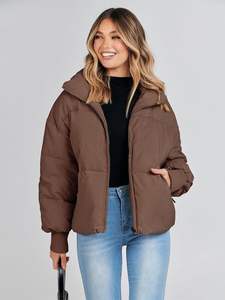 Venta al por mayor de diseño personalizado burbuja puffer chaquetas Unisex de lujo cálido mujer ropa chaqueta Puffer - Product Image 6