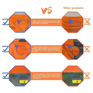 เสื้อยืดแขนยาวสำหรับใส่ทำงานของผู้ชายแบบแห้งเร็วมองเห็นได้ชัดเจนโลโก้ตามสั่ง - Product Image 2