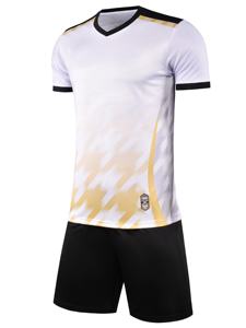 Maillots de football 100% polyester légers et durables par sublimation personnalisée de haute qualité Shorts couleurs personnalisées équipes clubs Logo personnalisé - Product Image 2