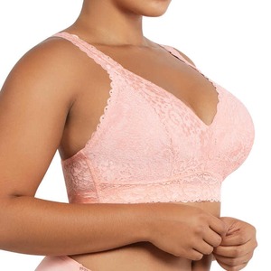 Soutien-gorge de sport à soutien élevé léger et écologique pour femmes Chaîne entièrement réglable pour un soutien-gorge de gymnastique à couverture complète rembourré - Product Image 3
