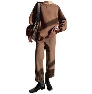 Custom logo Long Sleeve Oversized Crewneck <b>Sweatshirt</b> Women Wholesale Pullover Drop Shoulder <b>Sweatshirt</b> Women - Product Image 4