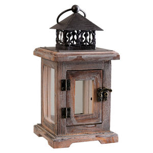 Homeware Wooden Hanging Lantern Garden Ware Antique Living Room <b>Taper</b> Wood <b>Candle</b> Holder Gold Wholesale Manufacturer Supplier - Product Image 5