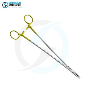 Porte-aiguille Debakey manuel en acier inoxydable durable – Kit d'instruments chirurgicaux pour une suture précise et un contrôle optimal des aiguilles - Product Image 1