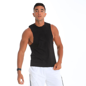New Arrive Best Selling <b>Men's</b> Sleeveless <b>Tank</b> <b>Top</b> Solid Color and Pattern Knitted Gym Wear at Low Price - Product Image 2