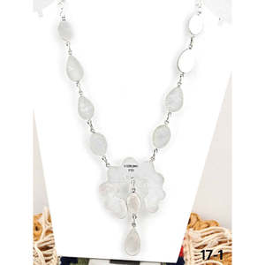 Collier Paloma en argent sterling d'inspiration sud-ouest, perles de turquoise Naja, motifs floraux numérotés, classique, tendance, cadeau religieux - Product Image 4