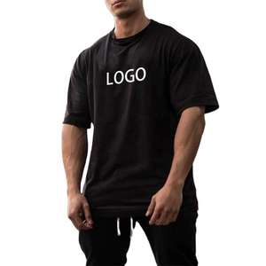 T-shirt en gros impression de logo personnalisé 100% coton t-shirt pour hommes - Product Image 1