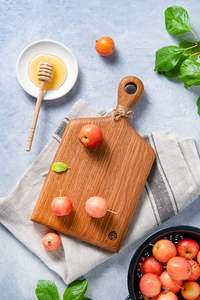 Skyjoy 20 Pack Sustainable Bamboo Cutting Board Handle 1.5cm Thick Dishwasher Safe Kitchen <b>Paddle</b> Cheese Charcuterie Serving - Product Image 2