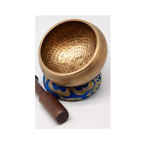 Bol chantant en laiton avec maillet en bois pour la pratique de la pleine conscience Chakra équilibrant le yoga et l'utilisation spirituelle - Product Image 2