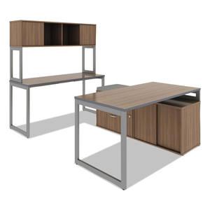 Alera ALETT6024EW Tablero de mesa laminado reversible rectangular color espresso/nogal, 59,38 pulgadas. X 23.63 Pulgadas Para mesas de comedor - Product Image 3