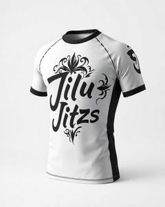 Personalizado de alta calidad sublimado de manga larga Rash guards Hombres MMA Rash Guard Quick Dry Rush Guard jiu jitsu kimono - Product Image 4