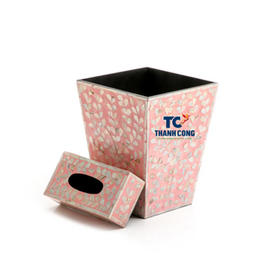 ถังตกแต่งฝังเปลือกหอยมุกธรรมชาติ งานแฮนด์เมด สำหรับตกแต่งบ้านหรูหรา ห้องน้ำ โรงแรม สไตล์ตะวันออกกลาง - Product Image 1