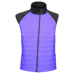 2025 último diseño Unisex Multi colores chalecos acolchados chaquetas sin mangas bordado Stand Collar Zip up Puffer chaleco deportivo - Product Image 5