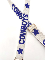 Ceintures en perles de verre et sangle de guitare, longueur personnalisée, broderie de sac à main en forme d'étoile, design de perles