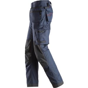 Pantalon léger à plis plats et multi-poches, style urbain, respirant, en polyester/coton, avec cordon de serrage, pour 2025-2026 - Product Image 5