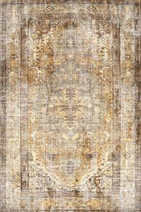 Alfombra Turca Adiva de 28 Pulgadas, Tejida en Jacquard, Lisa, Hecha a Máquina, Lavable, con Base de Poliéster, Antideslizante, de Pelo Corto, Geométrica, para el Hogar - Product Image 4