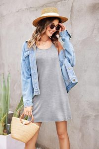 Chemise de nuit pour femme en velours, toucher doux, tricot respirant, fluide, mouvement facile, profil décontracté, confort de sommeil, style confortable, maison - Product Image 4