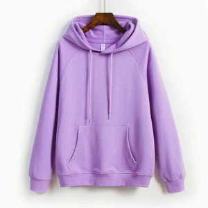 Sweat à capuche GSM 420 à épaules tombantes surdimensionnées de haute qualité avec logo personnalisé Sweat à capuche lourd 80% coton 20% polyester doublé polaire pour femmes - Product Image 4