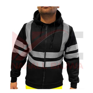 Chaqueta de trabajo de seguridad reflectante de alta visibilidad Tráfico Construcción de carreteras Seguridad Poliéster Algodón para trabajo al aire libre - Product Image 3