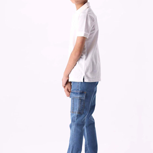 เสื้อโปโลสำหรับเด็กผู้ชายเสื้อยืดคอโปโลแบบเรียบสำหรับเด็กทำจากผ้าฝ้าย100% - Product Image 3