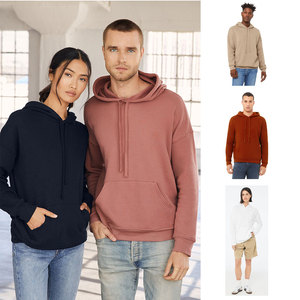 Sweat à capuche en molleton unisexe pour adulte 52% coton et 48% polyester Sweat-shirt thermique confortable à capuche de style personnalisé - Product Image 5